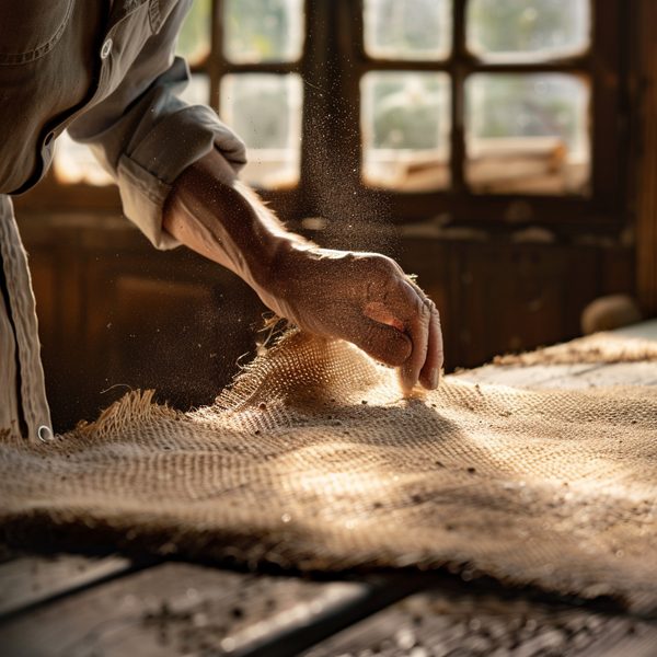 Comment laver toile de jute facilement ?