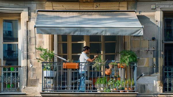 Installation efficace de store extérieur à Lyon
