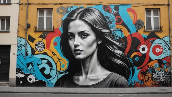 Découvrez le tableau street art d'alessio cacciatore